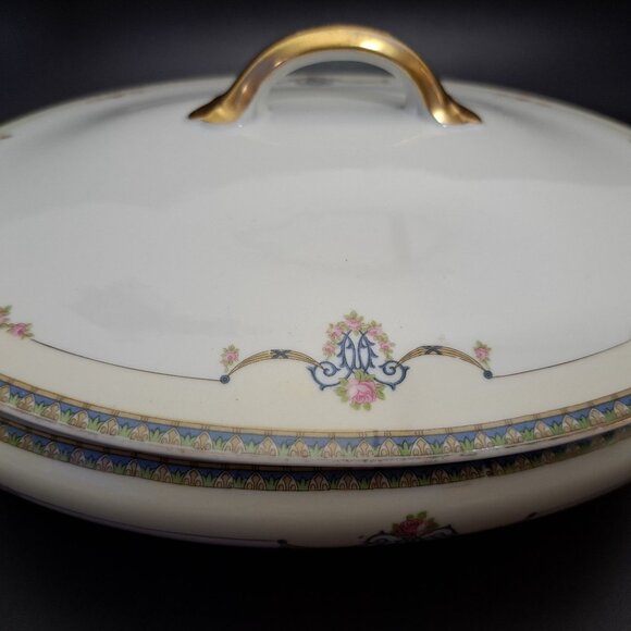 Noritake Laureate Covered Oval Serving Tureen Vintage - Picture 16 of 16
